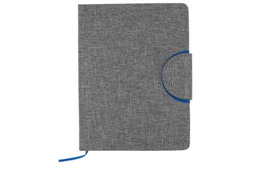 Libreta Galilei - Gris Claro / Azul Rey