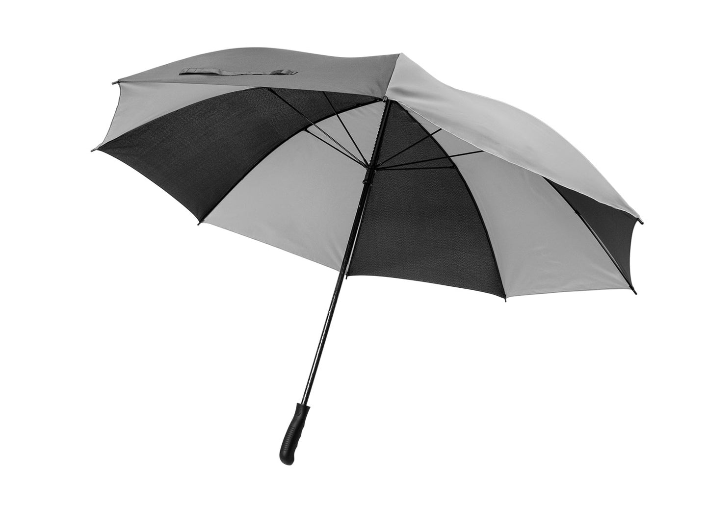 Paraguas 30" Poppins - Negro / Gris