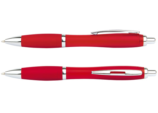 Bolígrafo Manchester Satinado - Rojo