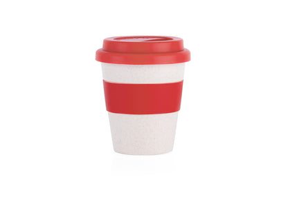 Vaso Bambú II 350 ml / 12 Oz - Rojo