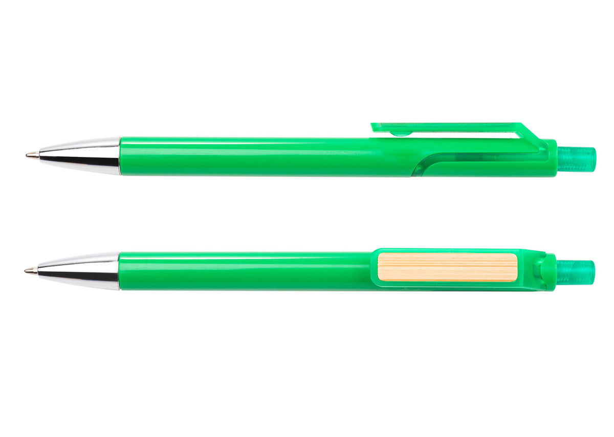Bolígrafo Nápoles sólido - Verde Esmeralda