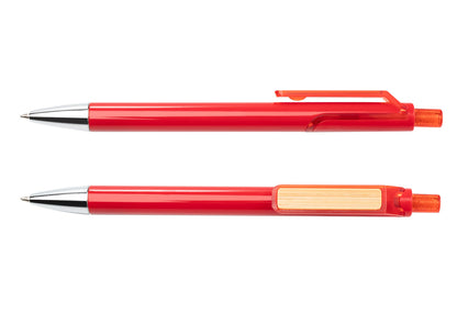 Bolígrafo Nápoles sólido - Rojo