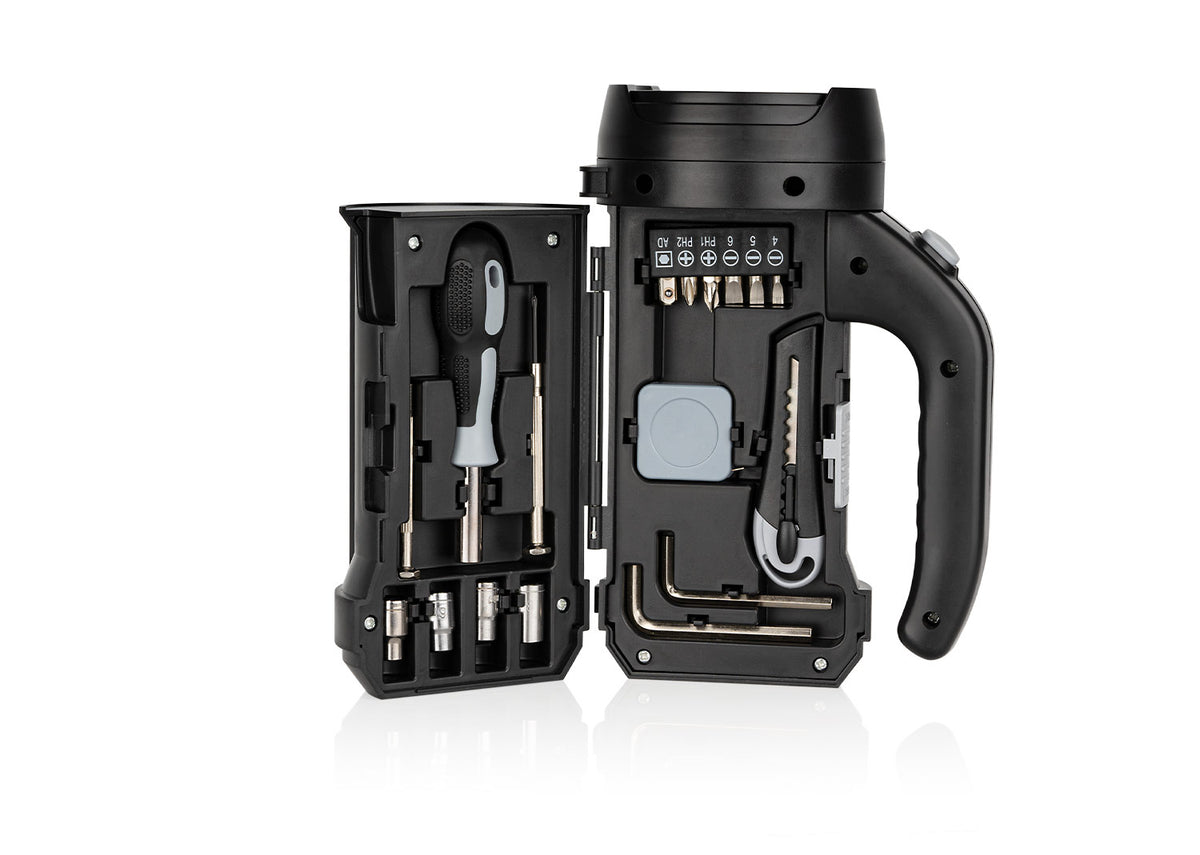 Set Linterna Car - Negro