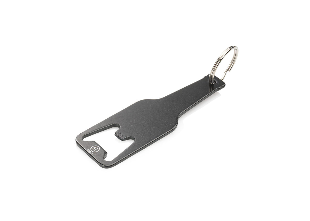 Llavero metálico Bottle - Negro