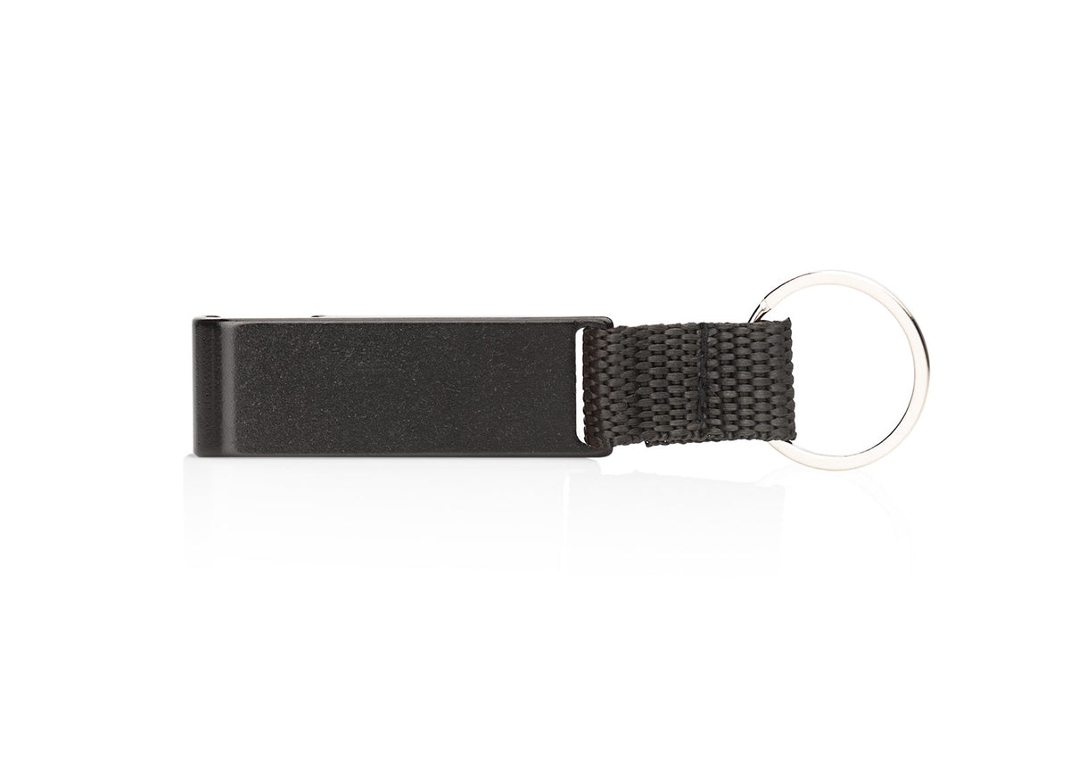 Llavero metálico Holder - Negro