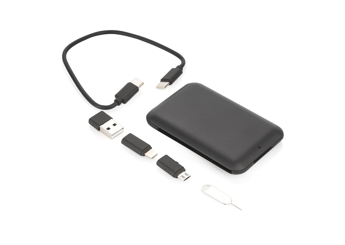 Set Cables Travel - Negro