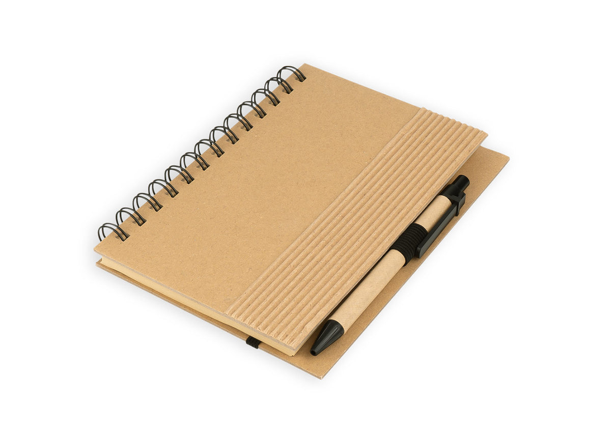 Libreta Pro con Bolígrafo - Natural