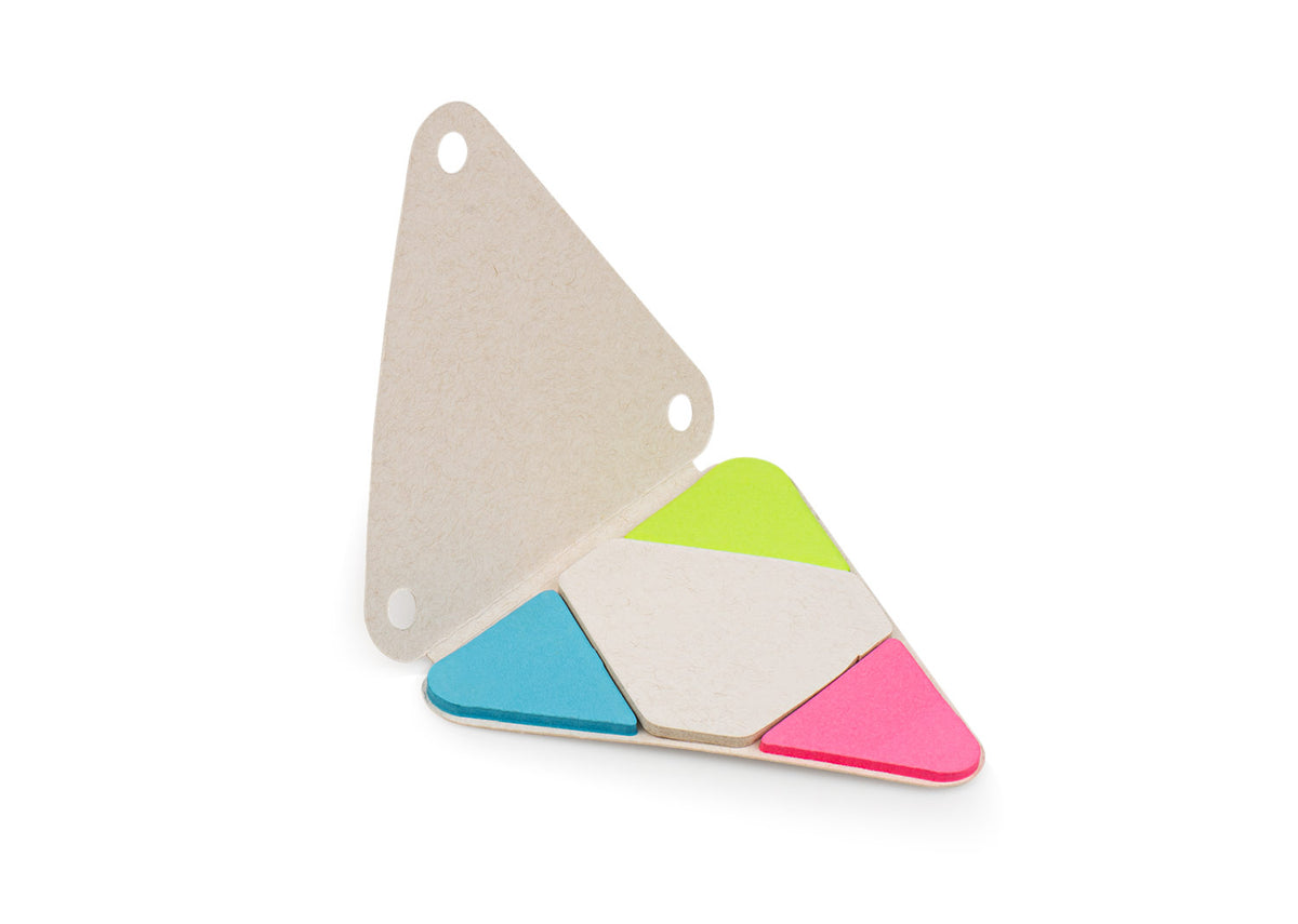 Set memos Triangle - Blanco