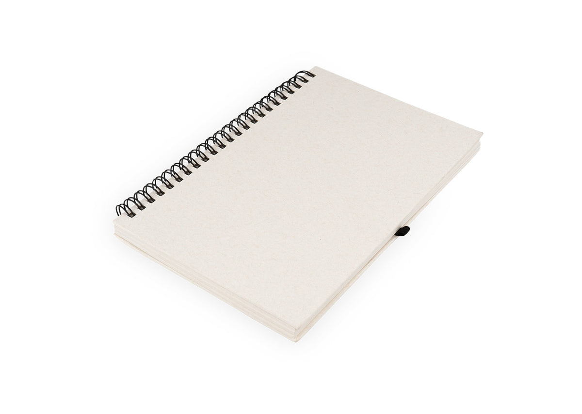 Libreta argollada Milk - Blanco