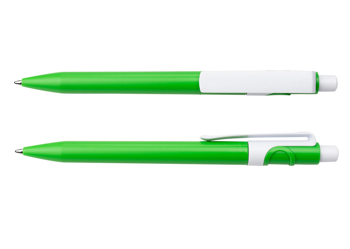 Bolígrafo Siena sólido - Verde Limón