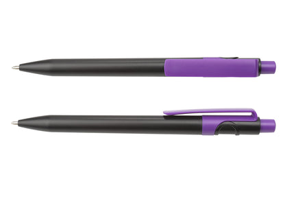 Bolígrafo Siena Negro - Morado