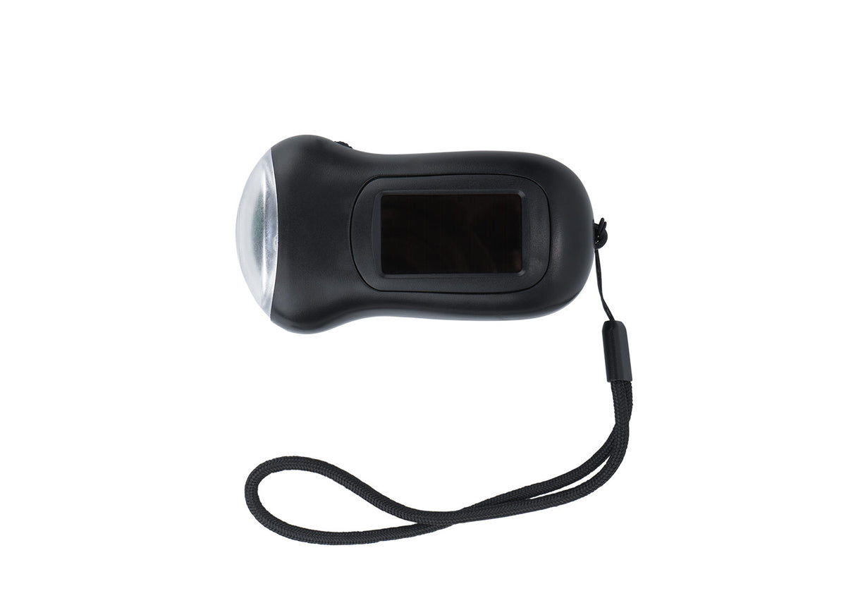 Linterna de Carga Solar Sunset - Negro