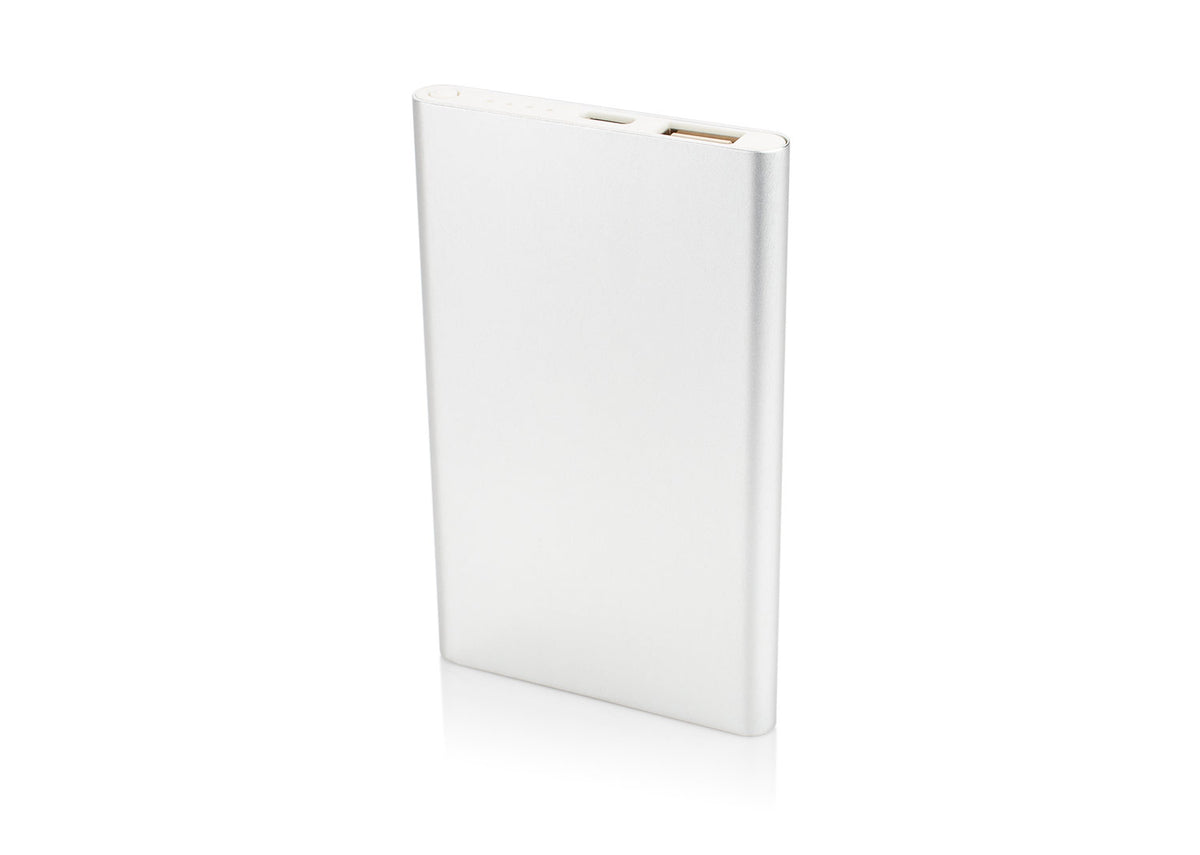 Mini Powerbank Slums 4.000 mAh - Plateado