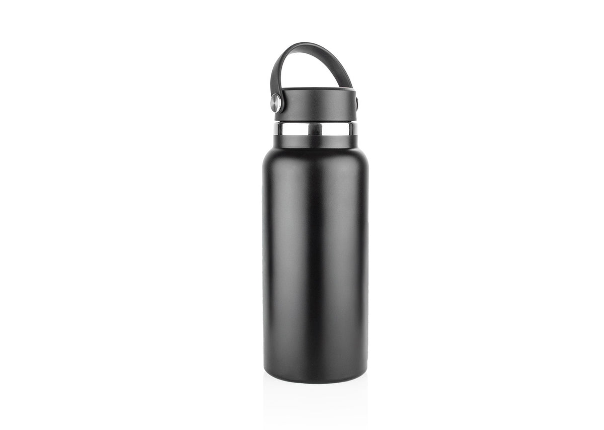 Botella de Acero Clamp 1000 ml / 34 Oz - Negro