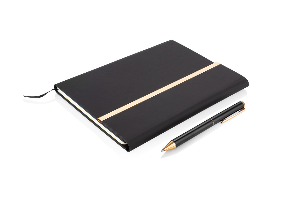 Libreta Yamal con Bolígrafo - Negro