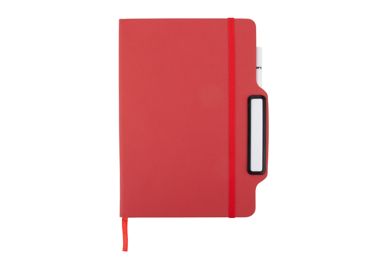 Libreta Lamine con Bolígrafo - Rojo