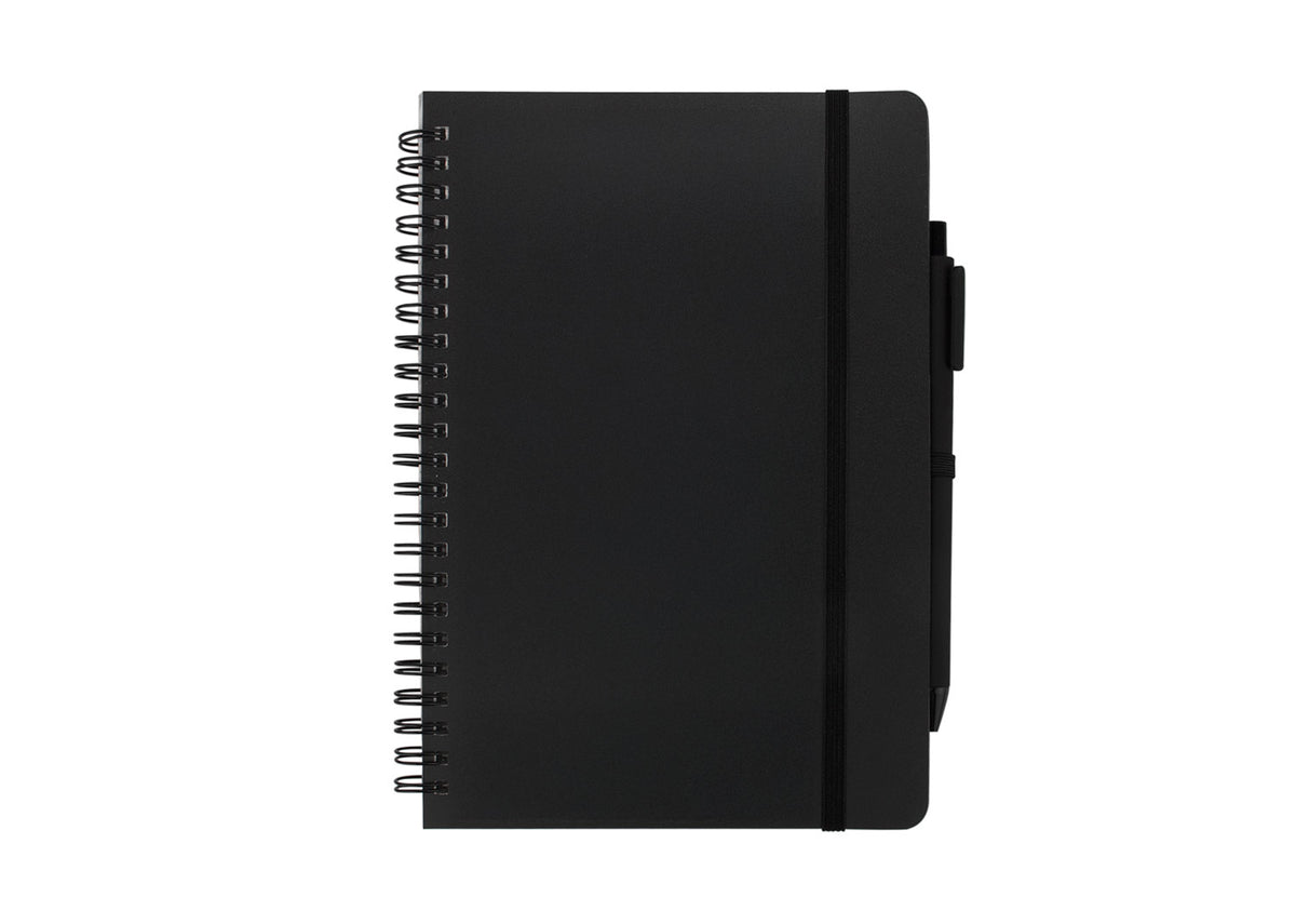 Libreta Core con Bolígrafo - Negro