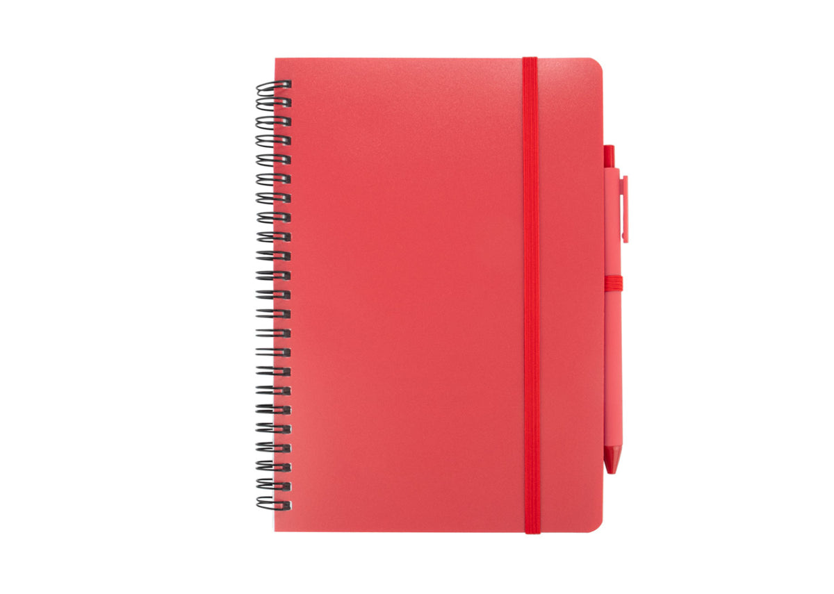 Libreta Core con Bolígrafo - Rojo