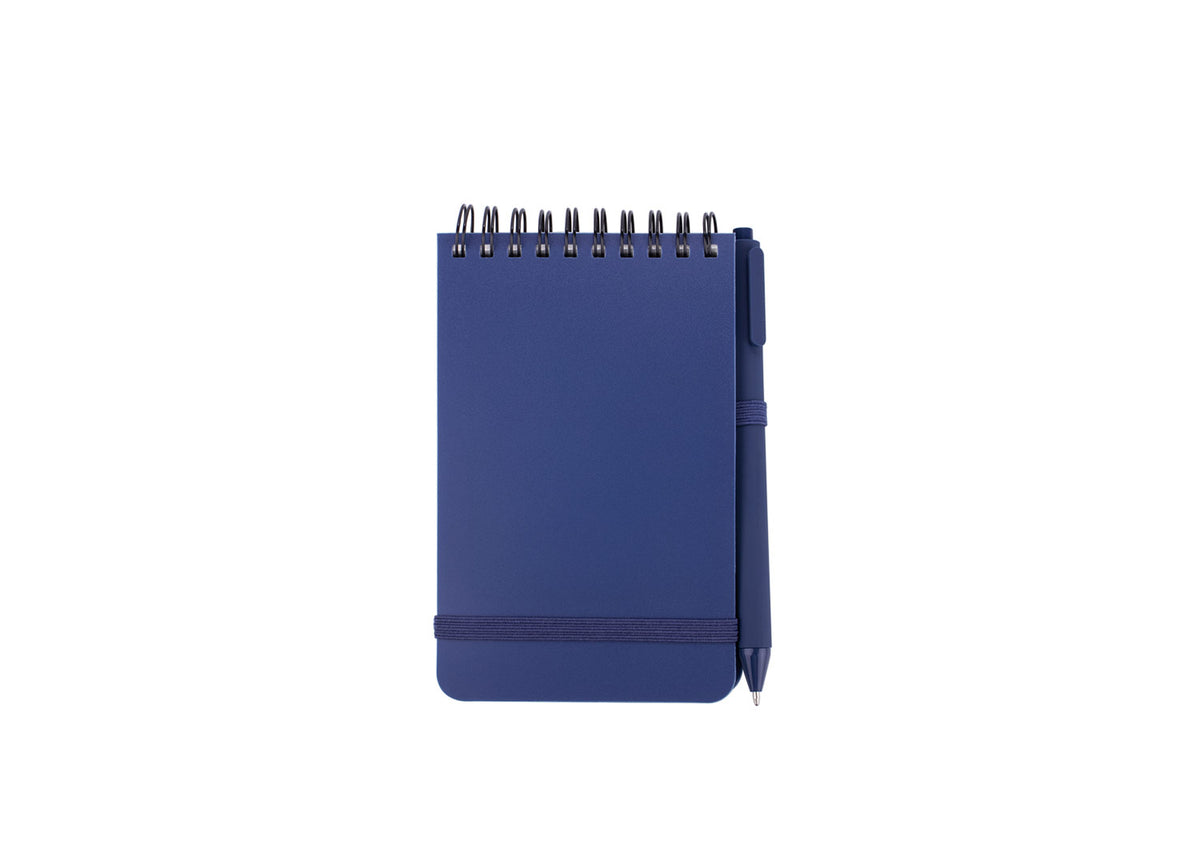 Libreta Clasp con Bolígrafo - Azul