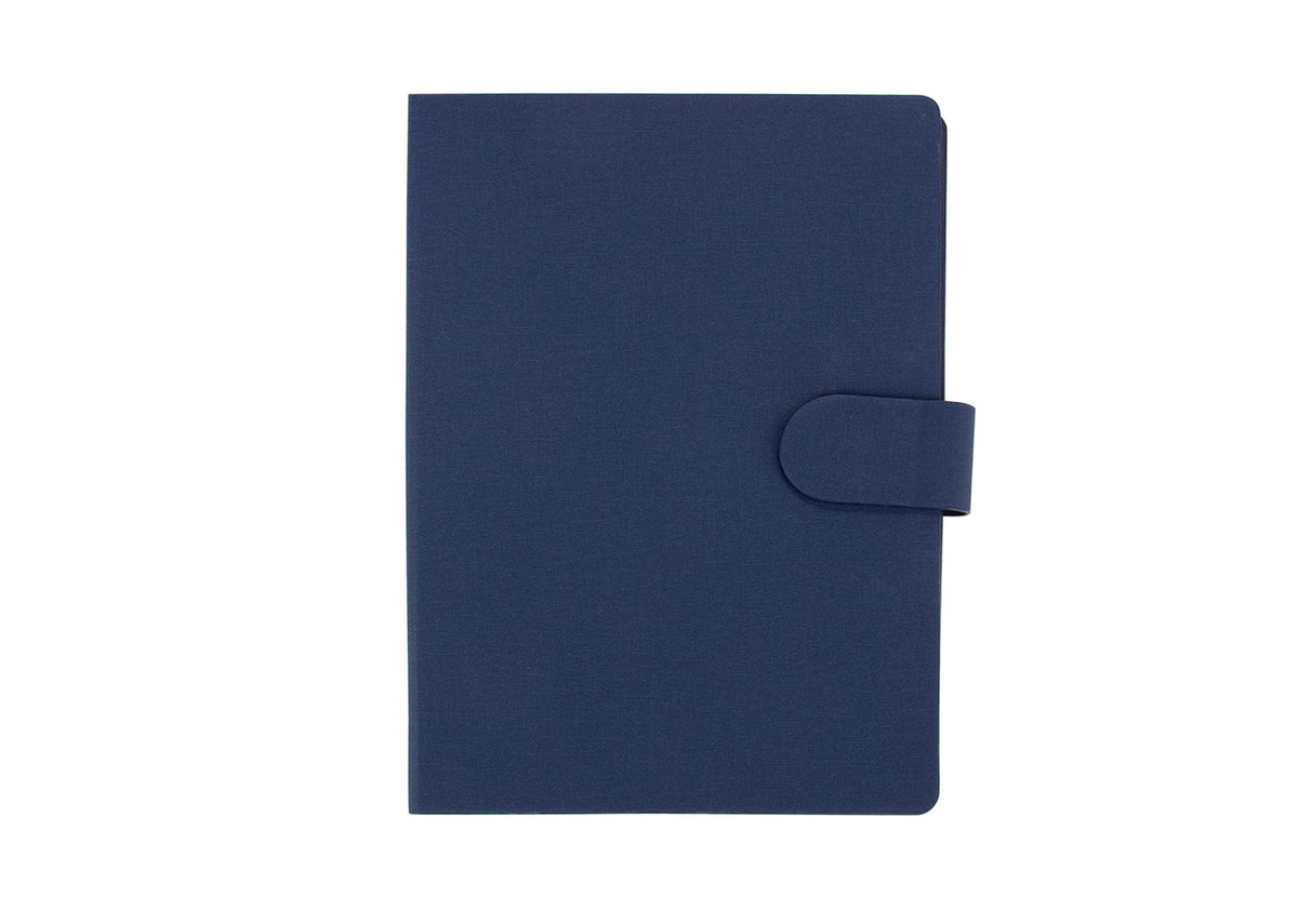 Libreta Brooch - Azul Oscuro