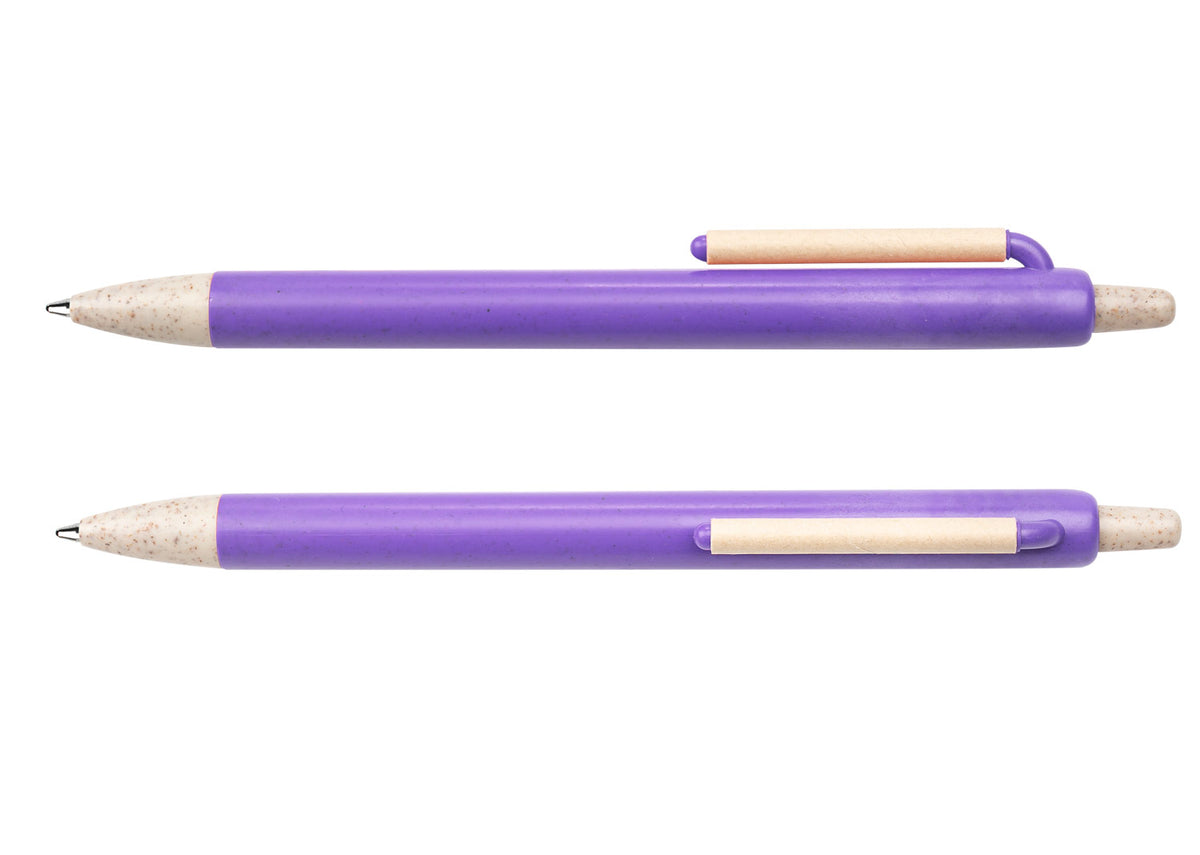 Bolígrafo Turin trigo - Morado