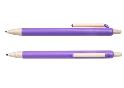 Bolígrafo Turin trigo - Morado