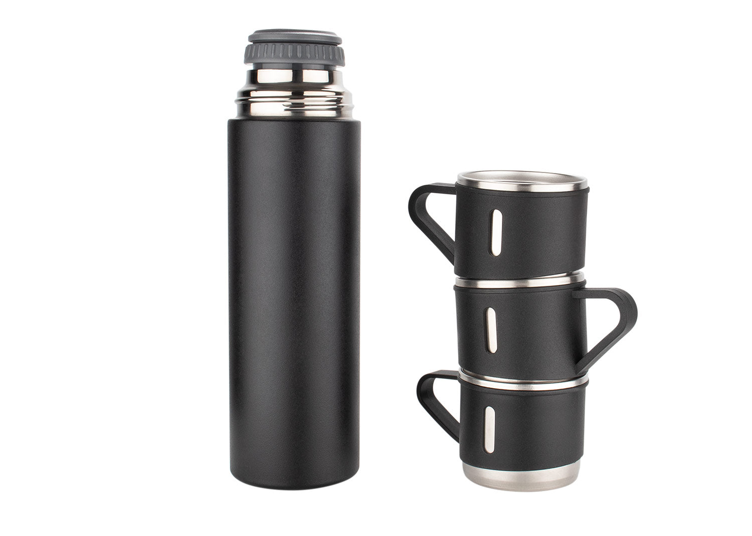 Termo en Acero Marine 500 ml / 17 Oz - Negro