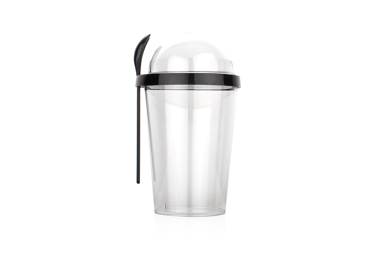 Vaso Plastico Buck 450 ml / 15 Oz - Transparente / Negro