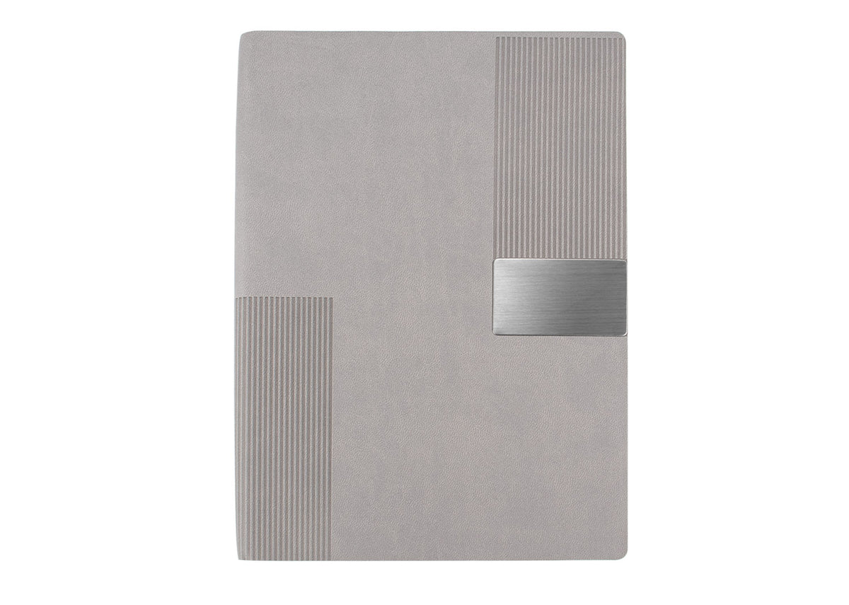 Libreta Leonardo - Gris Claro