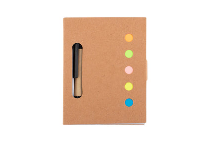 Mini Libreta Vivaldi con Bolígrafo - Natural / Negro