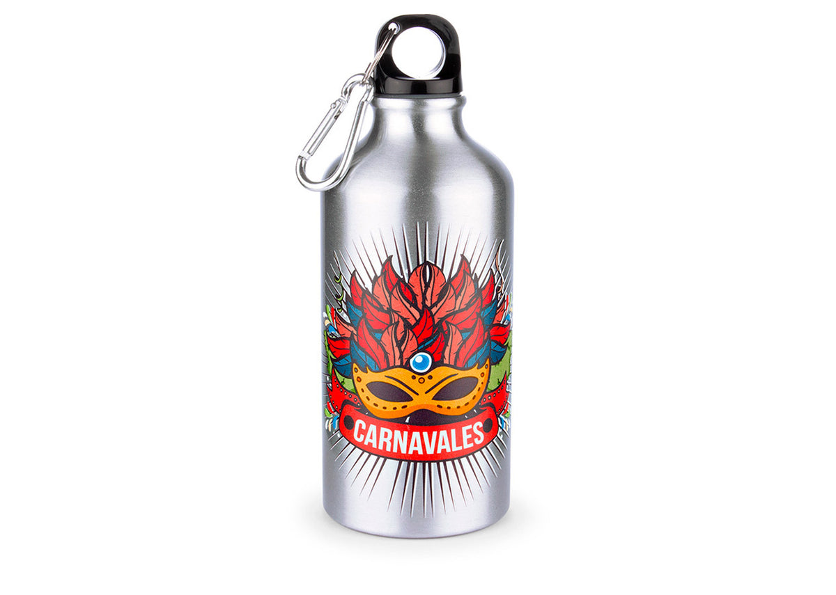 Botella en Aluminio Miles 550 ml / 19 Oz - Plateado