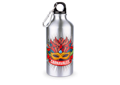Botella en Aluminio Miles 550 ml / 19 Oz - Plateado