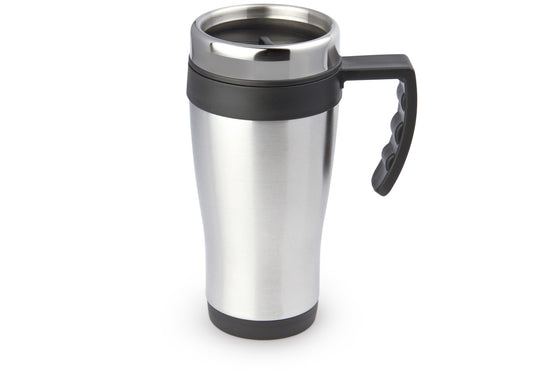 Mug en Acero Spike 400 ml / 13 Oz - Negro