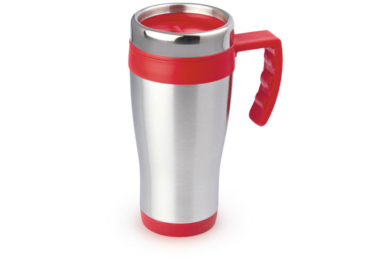 Mug en Acero Spike 400 ml / 13 Oz - Rojo