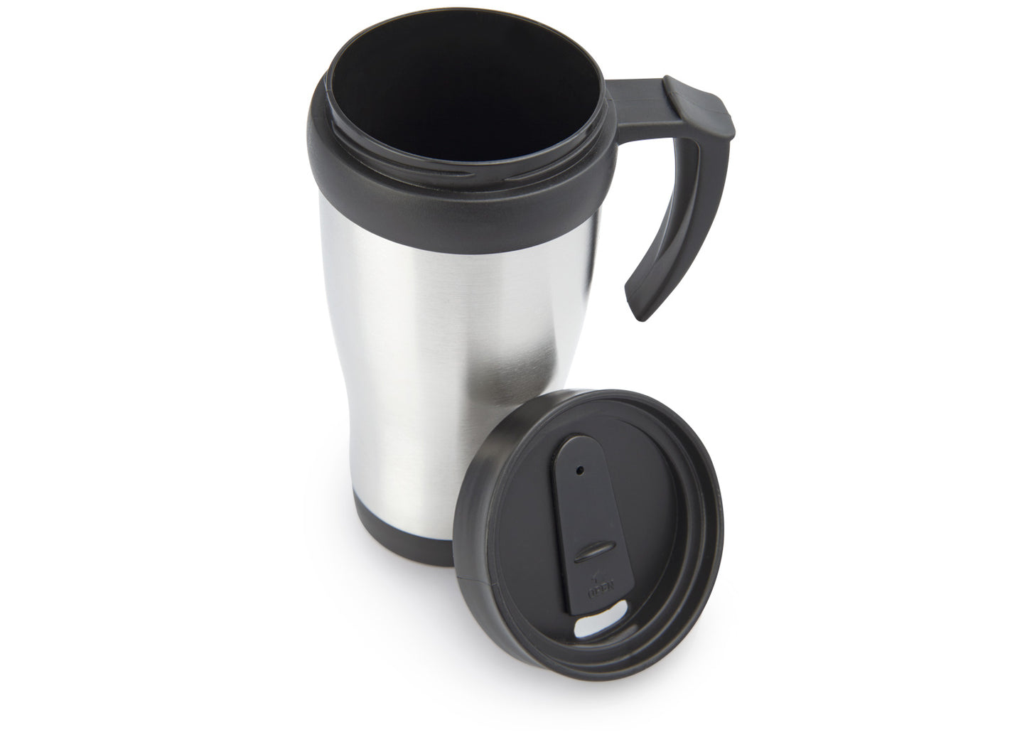 Mug en Acero Body 450 ml / 15 Oz - Plateado