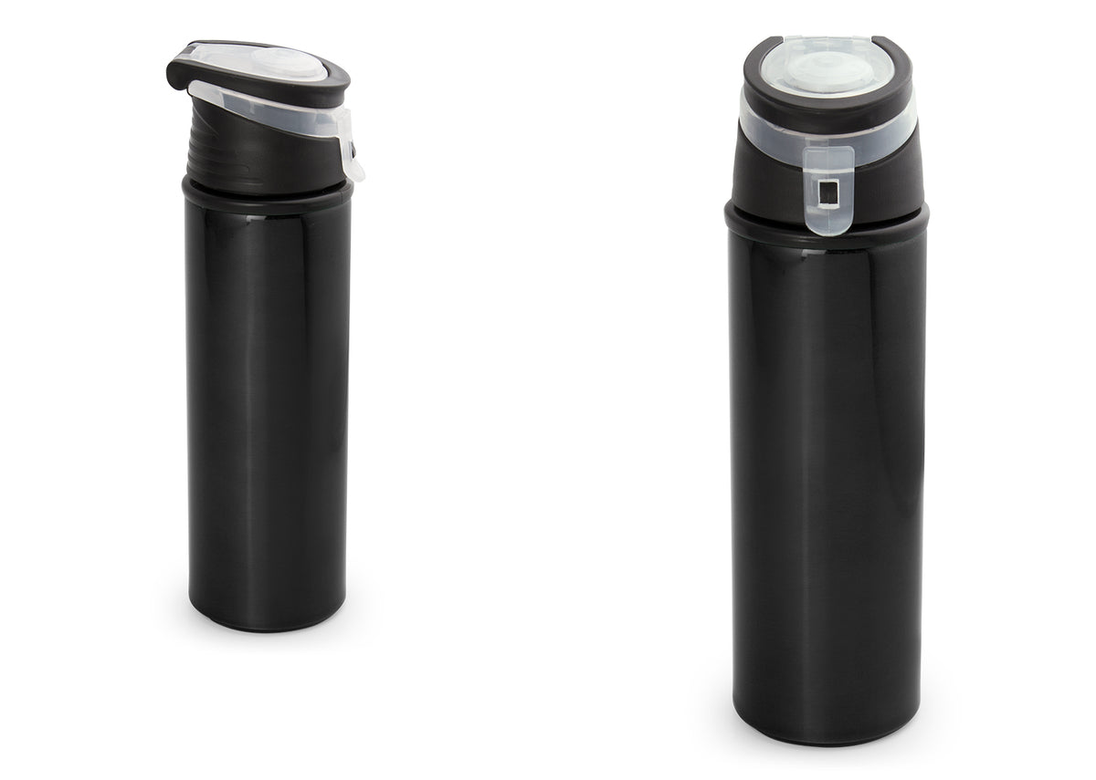 Botella en Aluminio Pull 650 ml / 22 Oz - Negro