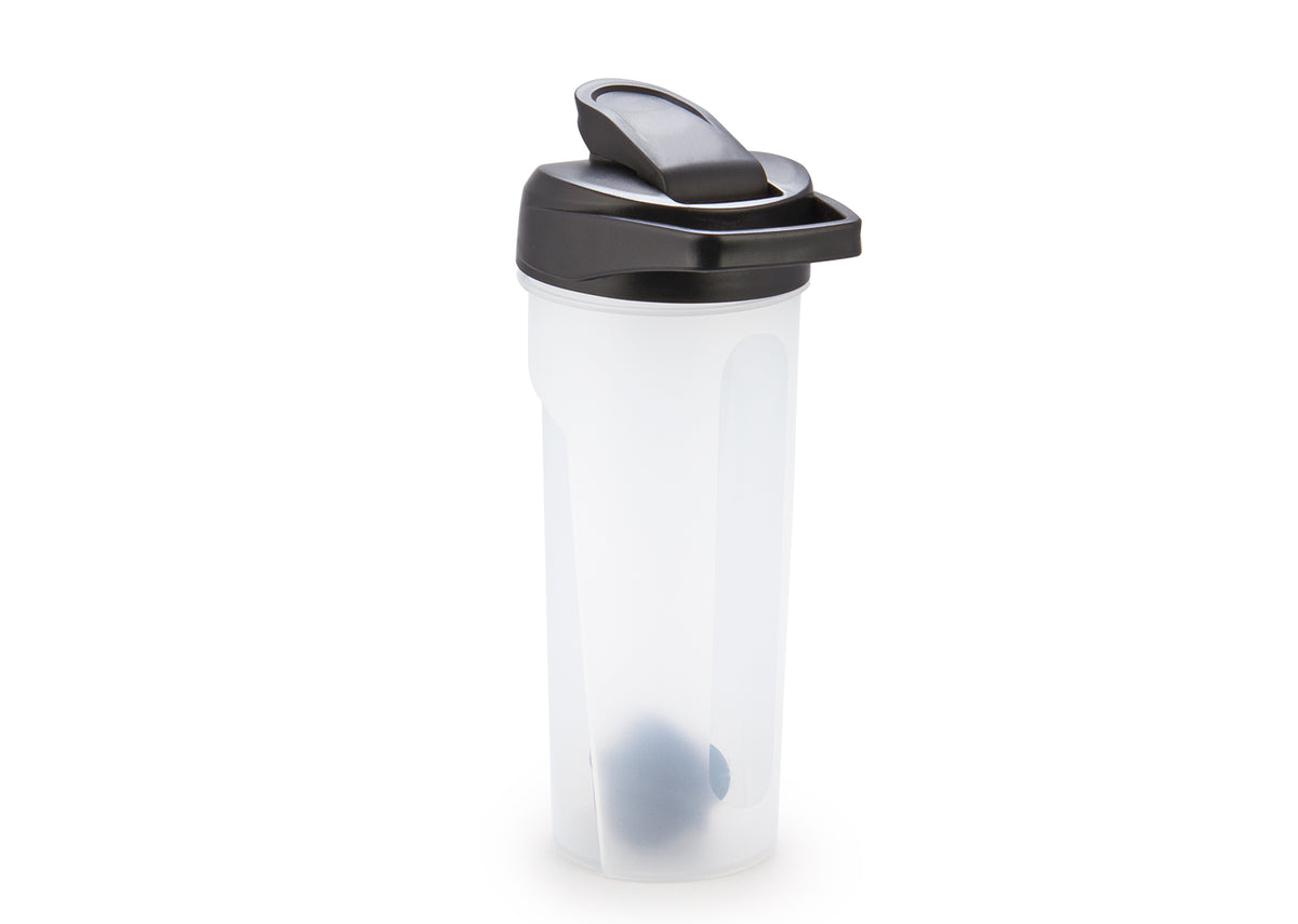 Botella Shaker Round 600 ml / 20 Oz - Negro