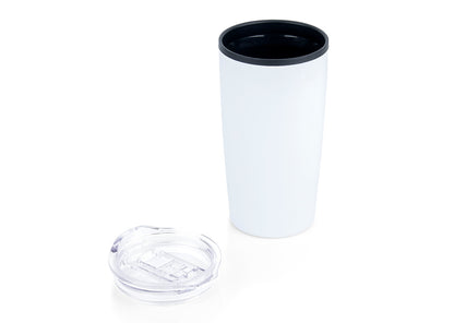 Vaso en Acero Speed 550 ml / 19 Oz - Blanco
