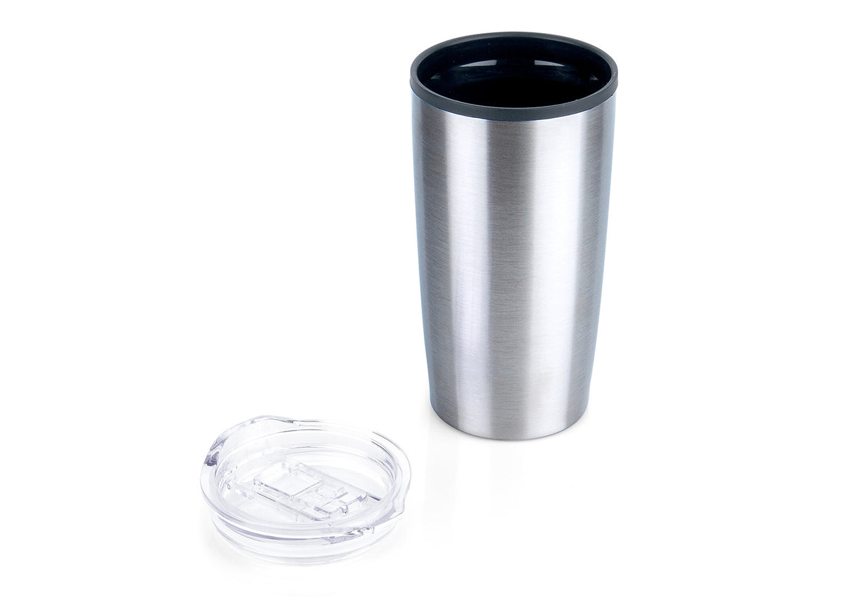 Vaso en Acero Speed 550 ml / 19 Oz - Plateado