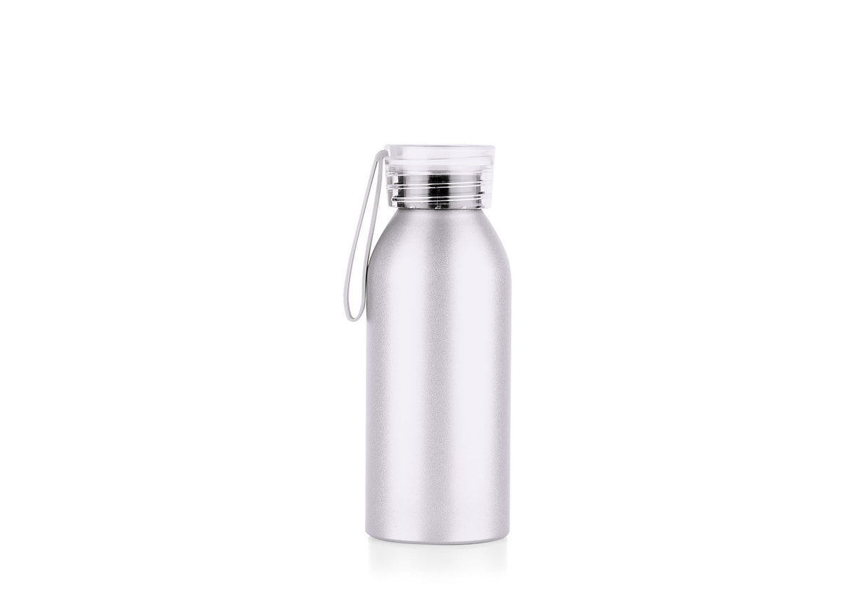 Botella Aluminio Odette 500 ml / 17 Oz - Plateado