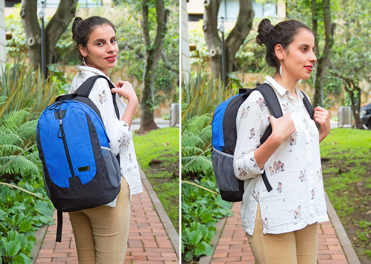 Morral Pizarro 19 Lts. - Azul Rey