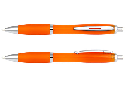 Bolígrafo Manchester Transparente - Naranja
