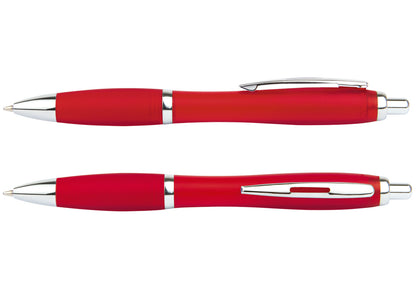 Bolígrafo Manchester Satinado - Rojo