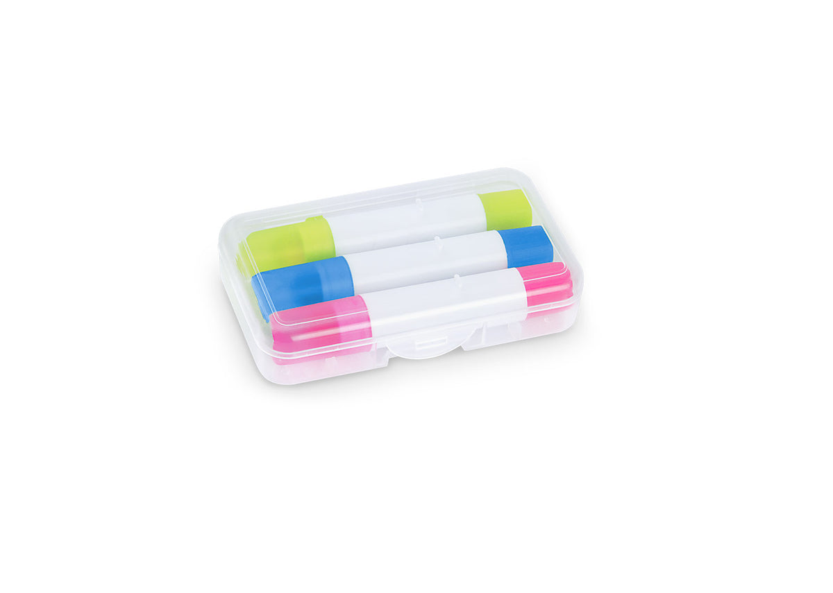 Resaltador Wax - Rosado, Amarillo, Azul