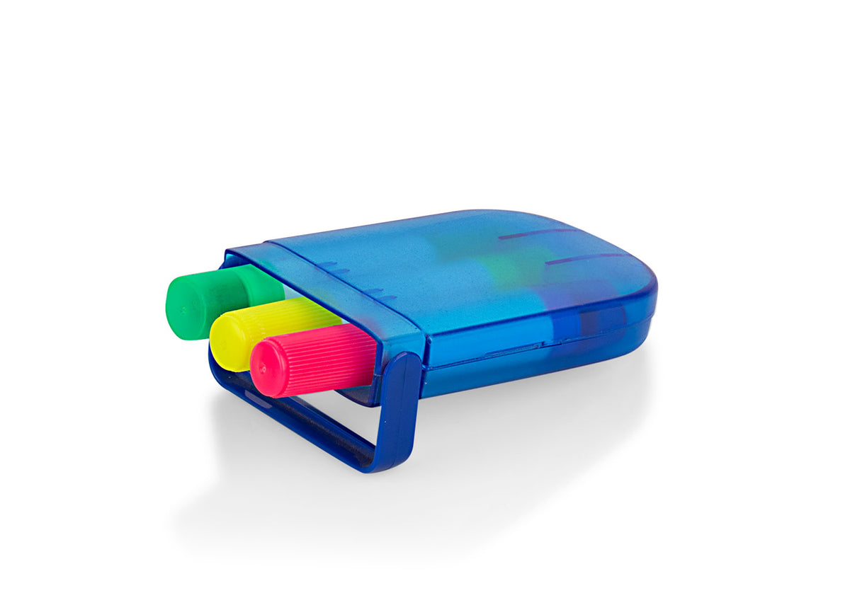 Resaltador Stand Set - Azul Rey / Rsd, Amr, Vr