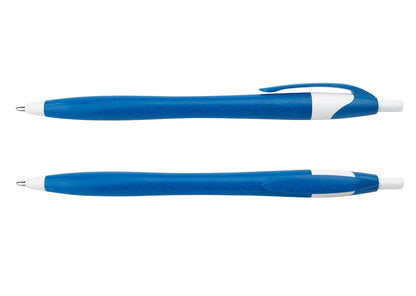 Bolígrafo Deli Paja de Trigo - Azul