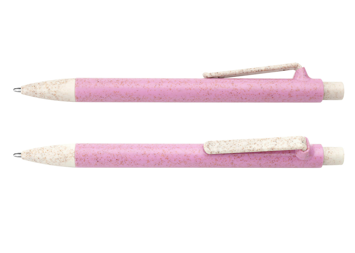 Bolígrafo Suecia Paja Trigo - Rosado