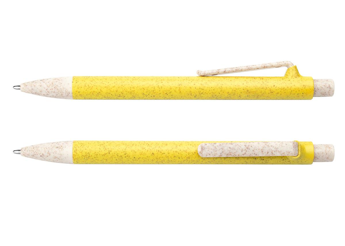 Bolígrafo Suecia Paja Trigo - Amarillo