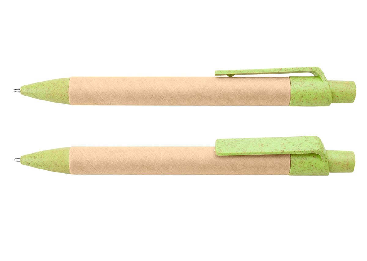 Bolígrafo Madeira Paja Trigo - Verde Limón