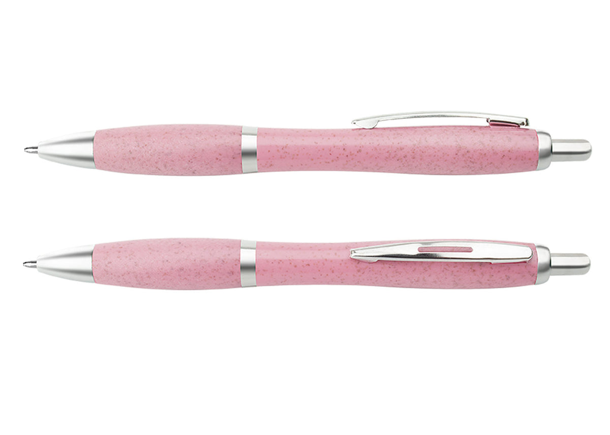 Bolígrafo Manchester Paja de Trigo - Rosado